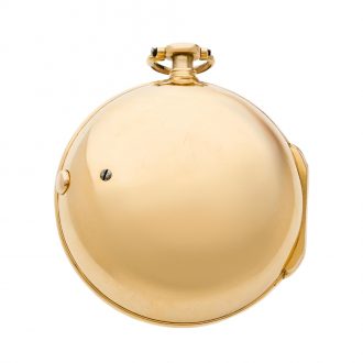 Fine French 18K gold quarter repeating pocket watch Circa 1750