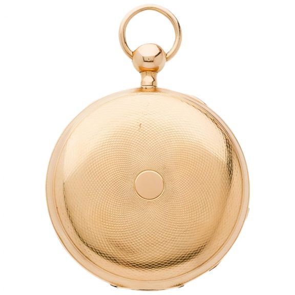 French 18 carat gold quarter repeating pocket watch Circa 1800 French 18 carat gold quarter repeating pocket watch Circa 1800
