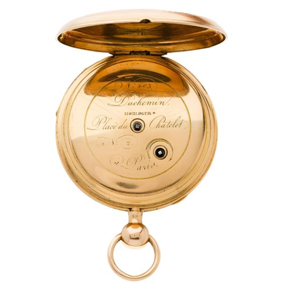 French 18 carat gold quarter repeating pocket watch Circa 1800 French 18 carat gold quarter repeating pocket watch Circa 1800