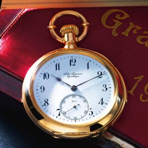 Very fine Swiss gold minute repeating watch Circa 1900