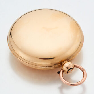 Heavy English 18K gold full hunter lever watch Circa 1820