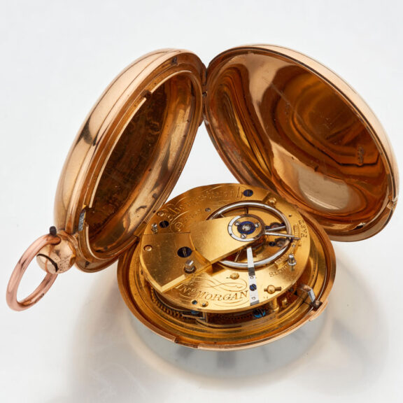 Heavy English 18K gold full hunter lever watch Circa 1820 Heavy English 18K gold full hunter lever watch Circa 1820