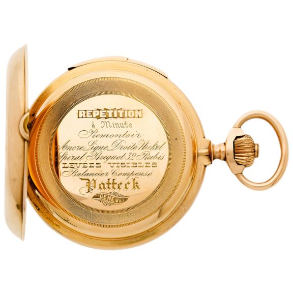 Swiss 18K gold minute repeating pocket watch Circa 1900 Swiss 18K gold minute repeating pocket watch Circa 1900