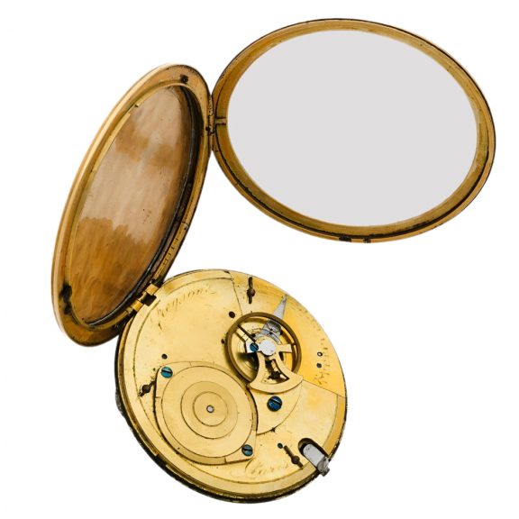 French gold and enamel decorated verge watch Circa 1790 French gold and enamel decorated verge watch Circa 1790
