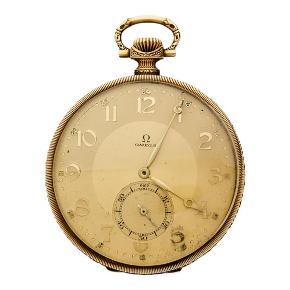 Swiss gold watch with polychrome enamel painted scene Circa 1920 Swiss gold watch with polychrome enamel painted scene Circa 1920