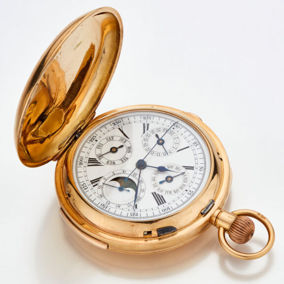 English calender minute repeating chronograph Circa 1907 English calender minute repeating chronograph Circa 1907