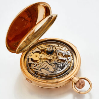English calender minute repeating chronograph Circa 1907