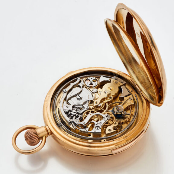 English calender minute repeating chronograph Circa 1907 English calender minute repeating chronograph Circa 1907