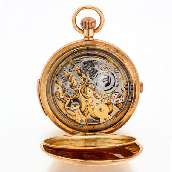 English calender minute repeating chronograph Circa 1907 English calender minute repeating chronograph Circa 1907