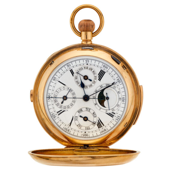 English calender minute repeating chronograph Circa 1907 English calender minute repeating chronograph Circa 1907