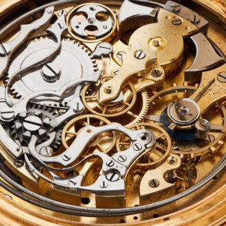 English calender minute repeating chronograph Circa 1907