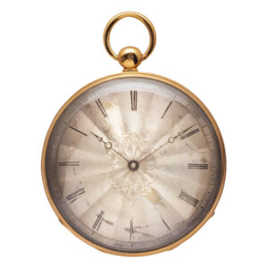 French gold pocket watch with cylinder escapement Circa 1835