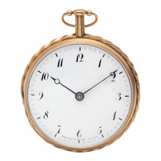 French 18 carat gold quarter repeating pocket watch Circa 1810