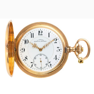 Fine German gold hunting cased pocket watch Circa 1900