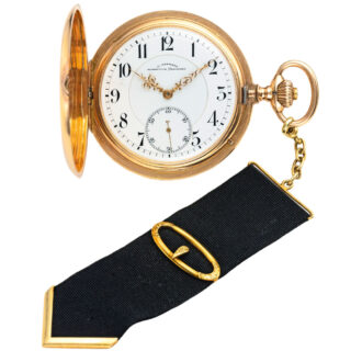 Fine German gold hunting cased pocket watch Circa 1900
