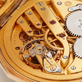 Interesting Swiss gold IWC watch, rare case shape Circa 1934