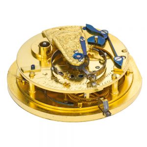 Rare English silver open faced chronometer watch Circa 1864