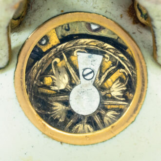Austrian gold and enamel skull form verge watch Circa 1890