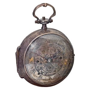 German repeating coach watch with alarm case Circa 1740