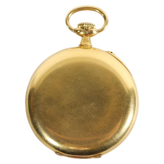 French 18K gold open faced lever pocket watch Circa 1900 French 18K gold open faced lever pocket watch Circa 1900