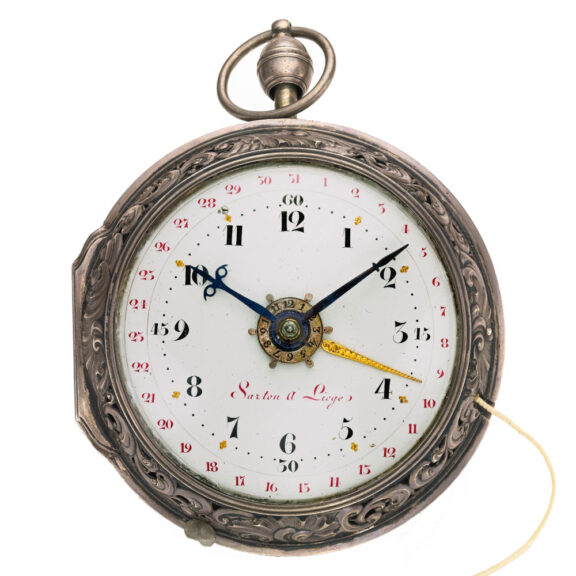 Belgian quarter striking and repeating coach watch Circa 1750 Belgian quarter striking and repeating coach watch Circa 1750