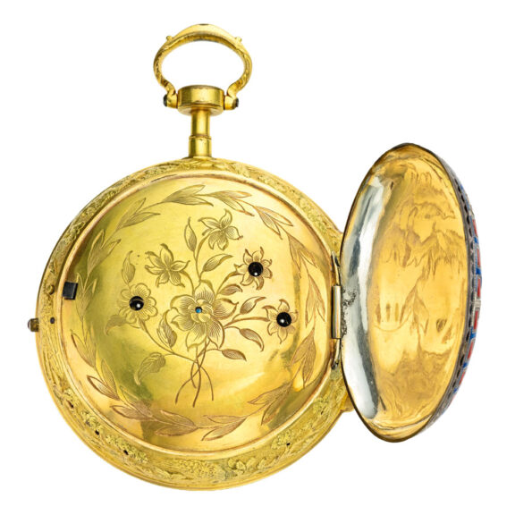 Very rare English gilt Chinese musical coach watch Circa 1780 Very rare English gilt Chinese musical coach watch Circa 1780