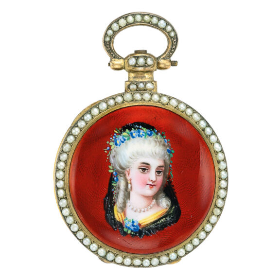 Swiss gilt metal watch made for the Chinese market Circa 1870
