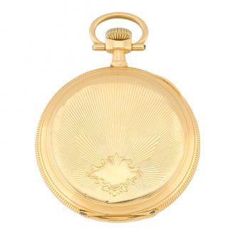 French 18 carat yellow gold chronometer watch Circa 1920 French 18 carat yellow gold chronometer watch Circa 1920