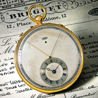 Important French gold split seconds stop watch Circa 1822