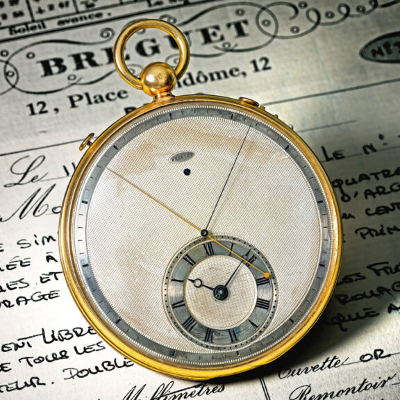 Important French gold split seconds stop watch Circa 1822