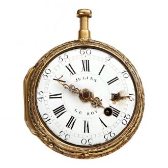 French 18K gold quarter repeating à toc watch Circa 1740