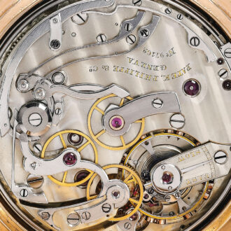 Swiss split second chronograph minute repeater Circa 1890