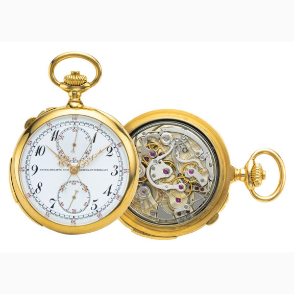 Swiss split second chronograph minute repeater Circa 1912