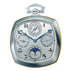 Rare Swiss platinum and gold perpetual calendar Circa 1922