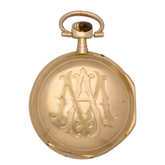 French 18 carat gold open faced pocket watch Circa 1919 French 18 carat gold open faced pocket watch Circa 1919