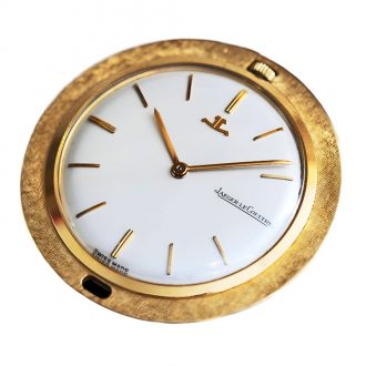 Swiss 18 carat pink gold ultra thin pocket watch Circa 1960