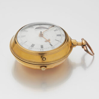 English cylinder in gold pair cases George Graham Circa 1748
