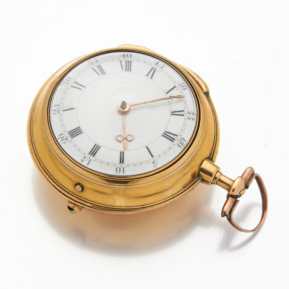 English cylinder in gold pair cases George Graham Circa 1748 English cylinder in gold pair cases George Graham Circa 1748