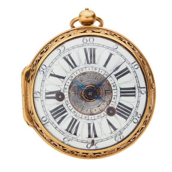 Fine French "Oignon" verge watch with alarm Circa 1710 Fine French "Oignon" verge watch with alarm Circa 1710
