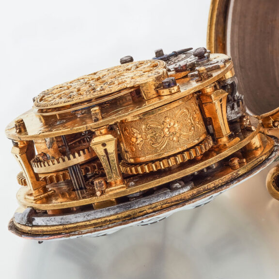 Fine French "Oignon" verge watch with alarm Circa 1710 Fine French "Oignon" verge watch with alarm Circa 1710