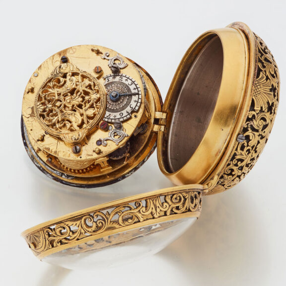 Fine French "Oignon" verge watch with alarm Circa 1710 Fine French "Oignon" verge watch with alarm Circa 1710