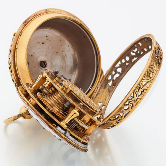 Fine French "Oignon" verge watch with alarm Circa 1710 Fine French "Oignon" verge watch with alarm Circa 1710