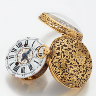 Fine French "Oignon" verge watch with alarm Circa 1710