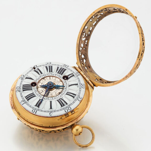 Fine French "Oignon" verge watch with alarm Circa 1710 Fine French "Oignon" verge watch with alarm Circa 1710