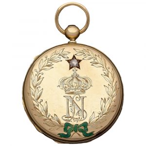 English gold quarter repeating pocket watch Circa 1852