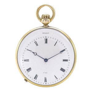 French gold watch with stem winding and setting Circa 1835