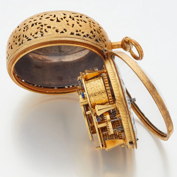 French verge pocket watch with alarm “Oignon” Circa 1700 French verge pocket watch with alarm “Oignon” Circa 1700