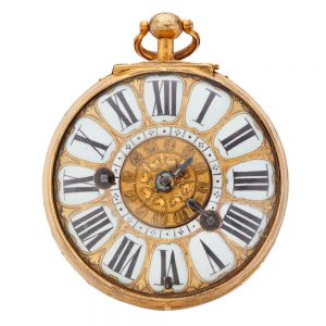 French verge pocket watch with alarm “Oignon” Circa 1700