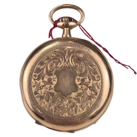 French 18K gold manual wind lever pocket watch Circa 1900 French 18K gold manual wind lever pocket watch Circa 1900