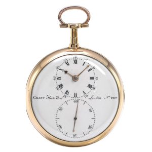 Unusual English gold watch with duplex escapement Circa 1798